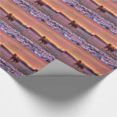 Stallion Running Zuhause bei Sunset auf Ranch Geschenkpapier (Ecke)