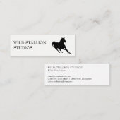 Stallion | Tierart | Video-Animation Mini Visitenkarte (Vorne/Hinten)