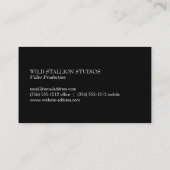 Stallion Visitenkarte (Rückseite)