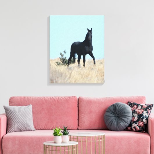 Stallion Voodoo Canvas Leinwanddruck (Insitu (Wohnzimmer))