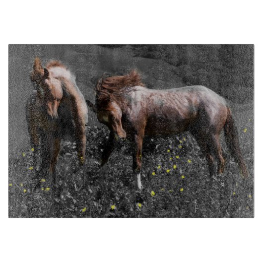 Stallions-Spar Schneidebrett (Vorderseite)