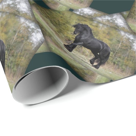 Stallions-Spreize Geschenkpapier (Rolleneckpunkt)