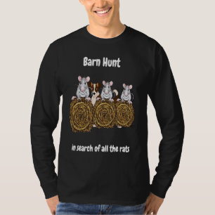 Stalljagd auf der Suche nach Ratten mit Rat Terrie T-Shirt