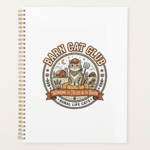 Stallkatzenclub Katzenbauernhof Tier Mashup Katze Planer