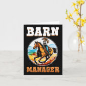 Stallmanager I Reitponyfan Karte (Gelbe Blume)
