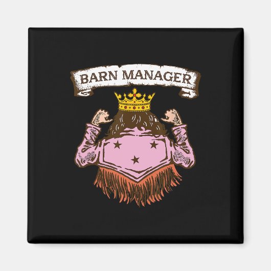 Stallmanager I Reitponyfan Magnet (Vorne)