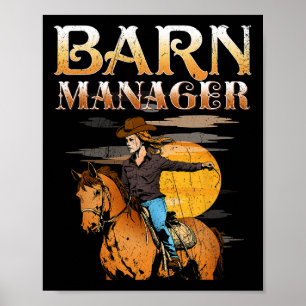Stallmanager I Reitponyfan Poster