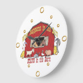 Stallmauer Große Wanduhr (Winkel)