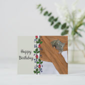 Stallmaus Postkarte (Stehend Vorderseite)