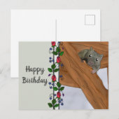 Stallmaus Postkarte (Vorne/Hinten)