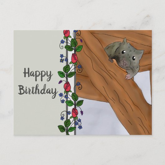 Stallmaus Postkarte (Vorderseite)