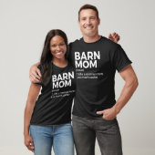 Stallmutter Definition Pferdereiten T-Shirt (Unisex)