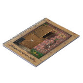 StallNotebook mit anpassbarem Text Notizblock (Linke Seite)