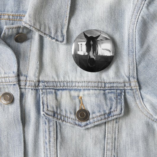 Stallpferd Button (Beispiel)
