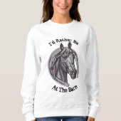 Stallpferd, Pony Sketch Tier Sweatshirt (Vorderseite)