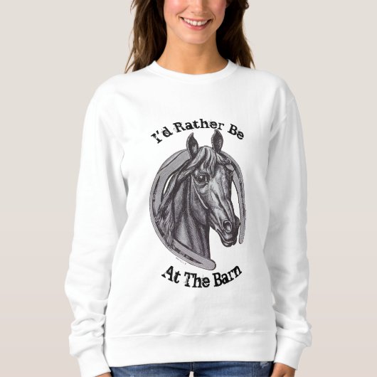 Stallpferd, Pony Sketch Tier Sweatshirt (Vorderseite)