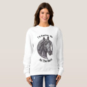 Stallpferd, Pony Sketch Tier Sweatshirt (Vorne ganz)