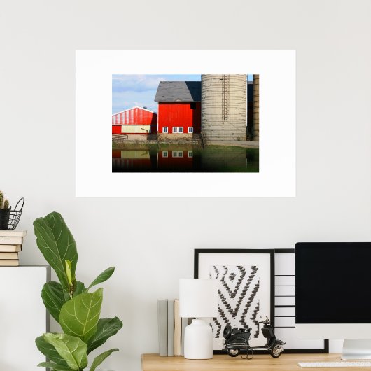 Stallreflektionen Poster (Heimbüro)