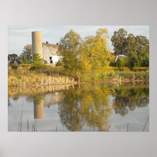 Stallreflektionen Poster (Vorne)
