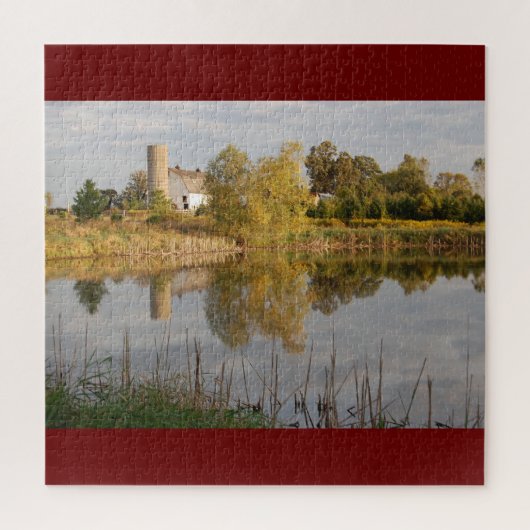 Stallreflektionen Puzzle (Vertikal)