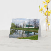 Stallreflexion Karte (Gelbe Blume)