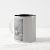 Stallreflexion Zweifarbige Tasse (Vorderseite Links)