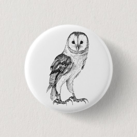 Stallschale - Gezeichnet in schwarzem Pen Button (Vorderseite)