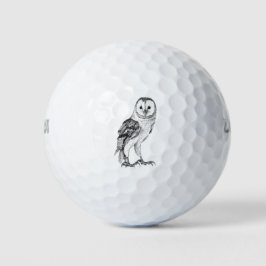 Stallschale - Gezeichnet in schwarzem Pen Golfball