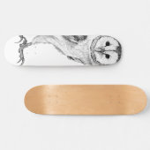 Stallschale - Gezeichnet in schwarzem Pen Skateboard (Horizontal)