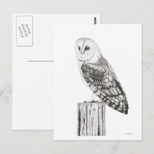 Stallschale - leere Postkarte (Vorne/Hinten)