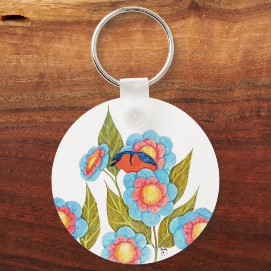 Stallschlucken und Positiv Schlüsselanhänger (Vorderseite)