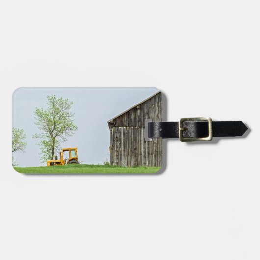 Stallszene mit Traktor Gepäckanhänger (Vorderseite horizontal)