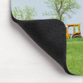 Stallszene mit Traktor Mousepad (Ecke)