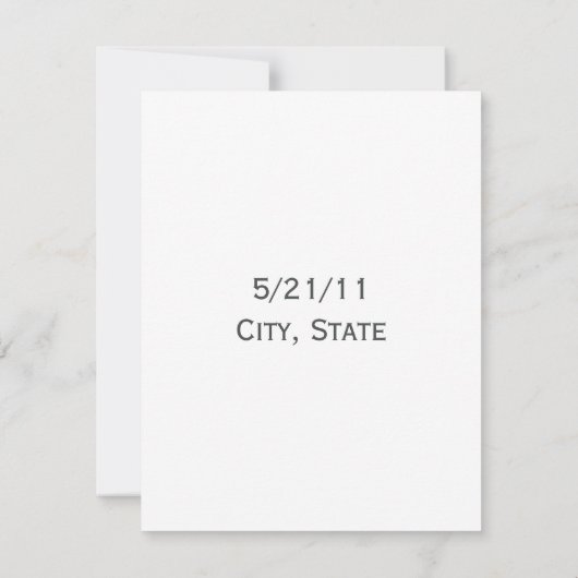 Stalltüre und rosa Rosenhochzeit retten das Datum Save The Date (Rückseite)