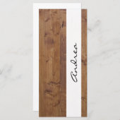 Stallwand, Holz, Holzplatten, Ihr Name (Vorne/Hinten)