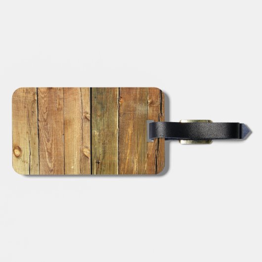 Stallwand, Holz, Holzplatten, Planen, rustikal Gepäckanhänger (Rückseite horizontal)