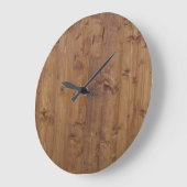 Stallwand, Holz, Holzplatten, Planen, rustikal Große Wanduhr (Winkel)