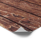 Stallwand, Holz, Holzplatten, Planen, rustikal Poster (Ecke)