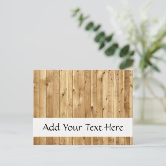 Stallwand, Holz, Holzplatten, Planen, rustikal Postkarte (Stehend Vorderseite)