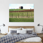 Stallzaun Leinwanddruck (Insitu (Schlafzimmer))