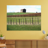 Stallzaun Leinwanddruck (Insitu (Wohnzimmer))