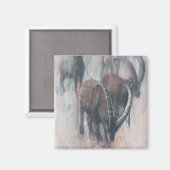 Stambecchi in Anwesen Magnet (Vorderseite/Rückseite)