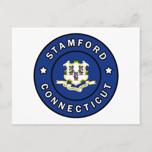 Stamford Connecticut Postkarte