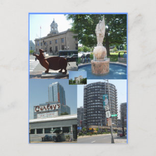 Stamford Ct Downtown Centre Postcard Postkarte