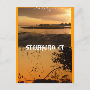Stamford, CT Postkarte