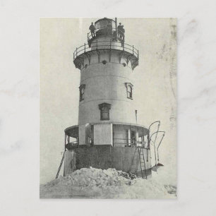 Stamford Harbor Ledge Leuchtturm Postkarte