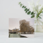 Stamford im Winter Postkarte (Stehend Vorderseite)