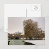 Stamford im Winter Postkarte (Vorne/Hinten)