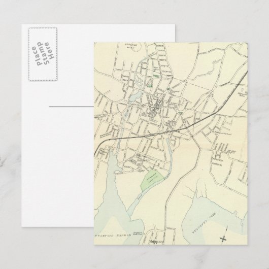 Stamford Postkarte (Vorne/Hinten)