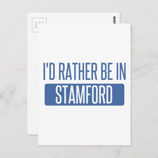 Stamford Postkarte (Vorne/Hinten)